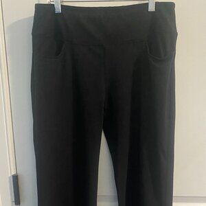 Safort Yoga Workout Exercise Pants Pockets Straight Leg Women's XL